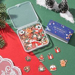 80Pcs 20 Styles Christmas Theme Alloy Enamel Pendants&nbsp;ENAM-SC0007-15