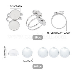 DIY Blank Dome Finger Making Kit&nbsp;DIY-SC0021-12
