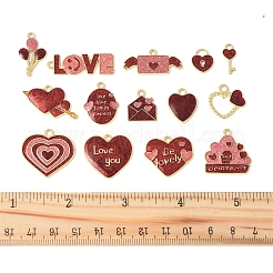 28Pcs 14 Styles Alloy Pendants&nbsp;ENAM-FS0002-84