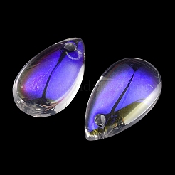 Transparent Glass Charms&nbsp;GLAA-YW0003-03