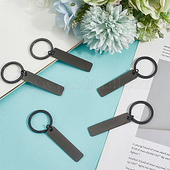 8Pcs Stainless Steel Keychains&nbsp;KEYC-SC0001-47EB