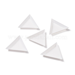 Polypropylene(PP) Triangle Nail Art Rhinestone Sorting Trays DIY Decals&nbsp;MRMJ-G003-02