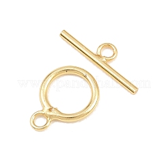 Ring Brass Toggle Clasps&nbsp;KK-G548-38G