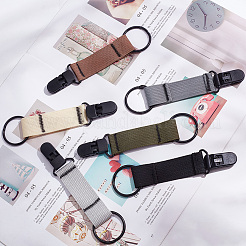 6Pcs 6 Colors Alloy Hat Clip for Travel&nbsp;FIND-GO0001-18