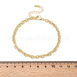 Brass Link Cable Chain Bracelet for Women&nbsp;BJEW-A065-06G