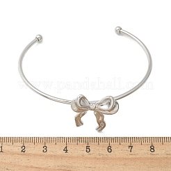 304 Stainless Steel Cuff Bangles&nbsp;BJEW-B107-01P