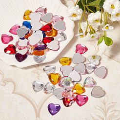 300Pcs 10 Colors Imitation Taiwan Acrylic Rhinestone Cabochons&nbsp;sgGACR-SZ0001-09