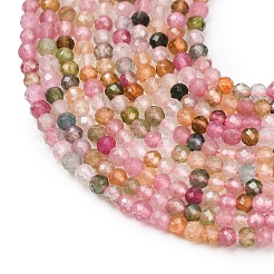 Natural Multicolor Tourmaline Beads Strands&nbsp;GG-CBAA8F4-B05-1.5mm