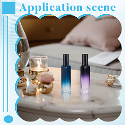 14Pcs Rectangle Gradient Glass Spray Bottle&nbsp;AJEW-GO0005-86