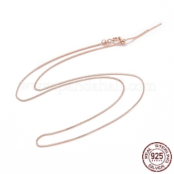 925 Sterling Silver Wheat Chains Necklace for Women&nbsp;STER-I021-04RG