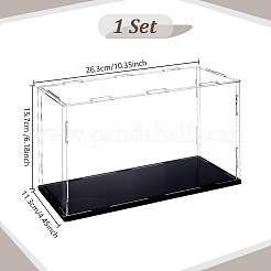 Transparent Plastic Minifigures Display Case&nbsp;ODIS-WH0043-144A