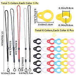 5Pcs 5 Colors Polyester Neck Strap&nbsp;DIY-GF0008-26
