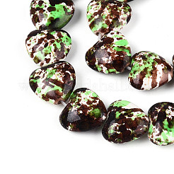 Spray Painted Synthetic Turquoise Beads Strands&nbsp;G-N352-28A-06