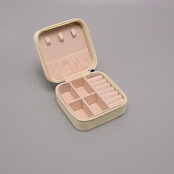 PU Leather Jewelry Storage Box&nbsp;LS-LBOX-WH0001-04C