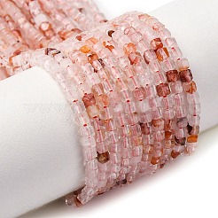 Natural Ferruginous Quartz Beads Strands&nbsp;G-B142-C01-2x2mm