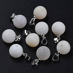 Natural Agate Charms&nbsp;G-Q998-036C