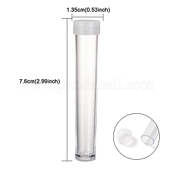 Clear Tube Plastic Bead Containers with Lid&nbsp;C066Y