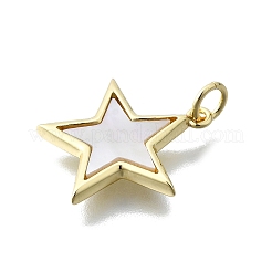 Star Shape Brass Pendants&nbsp;X-KK-V010-12G