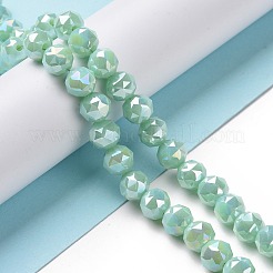Electroplate Opaque Glass Beads Strands&nbsp;EGLA-H101-01