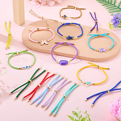 4Pcs 4Colors Polyester Cord Bracelet Making&nbsp;MAK-TA0001-43
