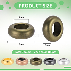 500Pcs 5 Colors Alloy Spacer&nbsp;FIND-PH0038-38