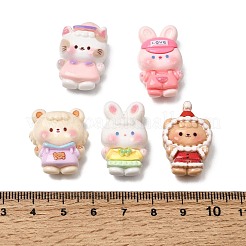 Cartoon Animal Theme Opaque Resin Cabochons&nbsp;RE-CBADCDD-02