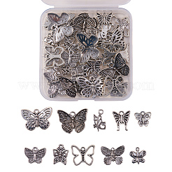 Tibetan Style Hollow Alloy Pendants&nbsp;TIBE-CJ0001-09