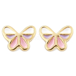304 Stainless Steel Enamel Stud Earrings&nbsp;EJEW-B009-17G