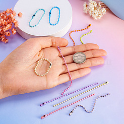 200Pcs 10 Colors Iron Ball Chain&nbsp;CH-TA0001-07