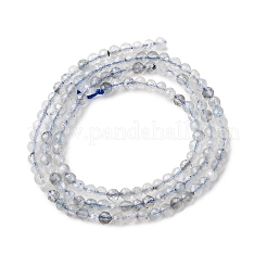 Natural Aquamarine Beads Strands&nbsp;G-F509-10-3mm