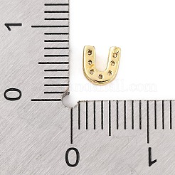 Rack Plating Brass Micro Pave Cubic Zirconia Cabochons&nbsp;KK-F874-04G-U