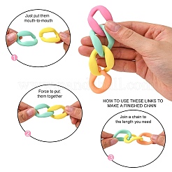 Rubberized Style Acrylic Linking Rings&nbsp;MACR-T041-03B