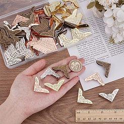 80Pcs 4 Colors Iron Triangle Corner Protector&nbsp;FIND-WR0012-31