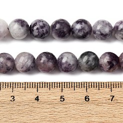 Natural Lepidolite Beads Strands&nbsp;G-G284-A02-8mm