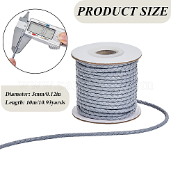 1 Roll 10M Round Braided Cowhide Cords&nbsp;WL-SC0001-03C