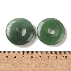 Natural Green Aventurine Chinese Safety Buckle Pendants&nbsp;G-B192-02A