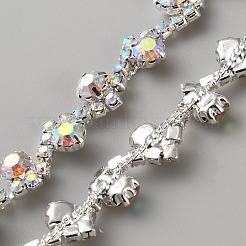 Glass Rhinestone Chains&nbsp;DIY-WH0683-18C