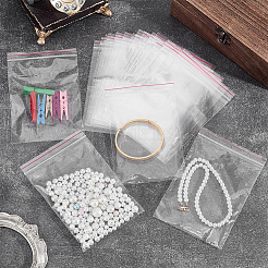 1000Pcs Plastic Resealable Packaging Bags&nbsp;OPP-PH0001-38