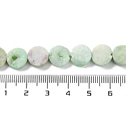 Electroplated Natural Druzy Agate Beads Strands&nbsp;G-M433-01J