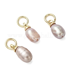 Natural Cultured Freshwater Pearl Pendants&nbsp;PALLOY-JF05301-01
