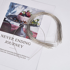 Hair Accessories Iron Hair Band Findings&nbsp;OHAR-GF0001-16