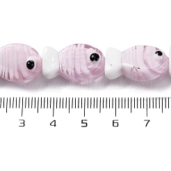 Handmade Lampwork Beads Strands&nbsp;LAMP-G154-07N