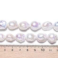 Natural Baroque Pearl Keshi Pearl Beads Strands&nbsp;PEAR-S019-05C-01