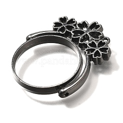 Alloy Open Back Bezel Pendants&nbsp;PALLOY-I223-15B