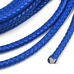 Braided Leather Cord with Core&nbsp;WL-F009-6mm-06