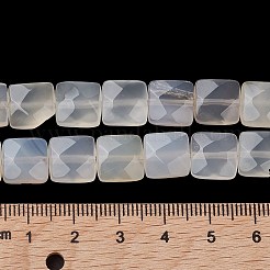 Natural White Agate Beads Strands&nbsp;G-K359-B02-01