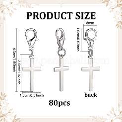 80Pcs Alloy Pendants Decorations&nbsp;HJEW-PH02549