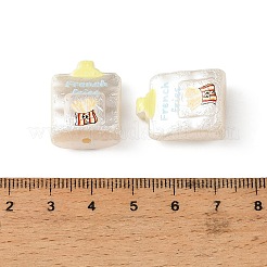 Printed Opaque Acrylic Beads&nbsp;OACR-B054-01G