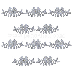 10Pcs Flower Polyester Iron on/Sew on Patches&nbsp;DIY-GF0011-76A