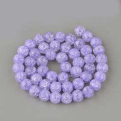 Synthetic Crackle Quartz Beads Strands&nbsp;GLAA-S134-6mm-15